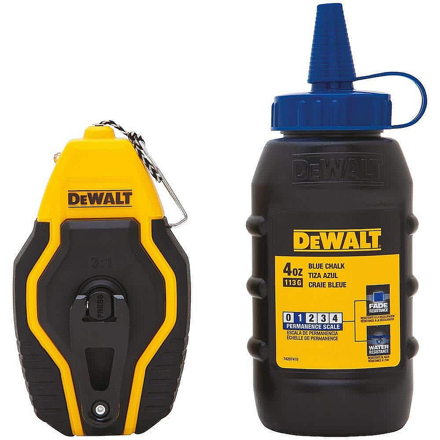 Set Tizador ATOMIC 9,1m/30’ + Tiza - DeWALT - Herram.cl