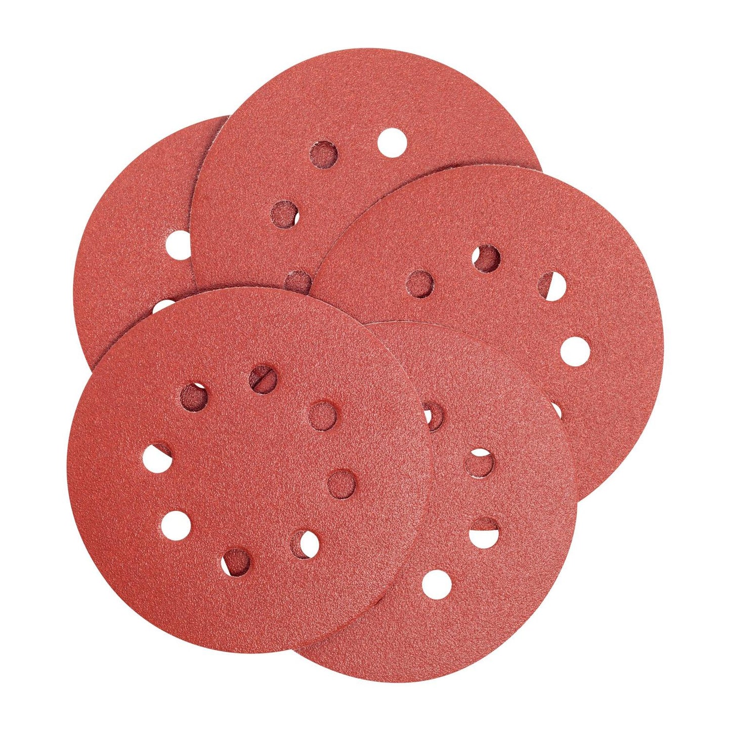 Pack 5 Discos De Lija Con Velcro 5'' (127mm) - DeWALT - Herram.cl