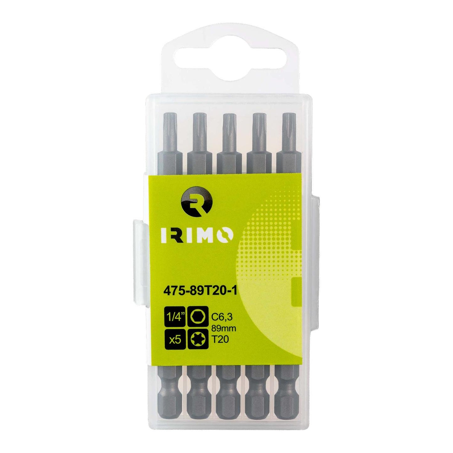 Pack 5 Puntas de Destornillar T20x89mm - Irimo - Herram.cl