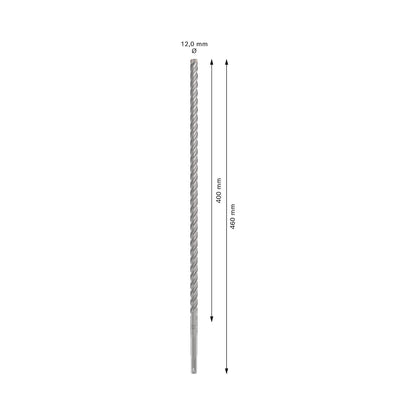 Broca Hormigón Bosch PRO SDS-Plus-5X 12x460mm 4 Filos - Herram.cl