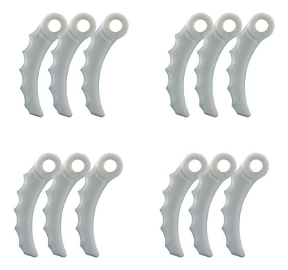 Repuesto Cuchillo Plástico Hoja Curva 12 Pzs Makita - 198427 - Herram.cl