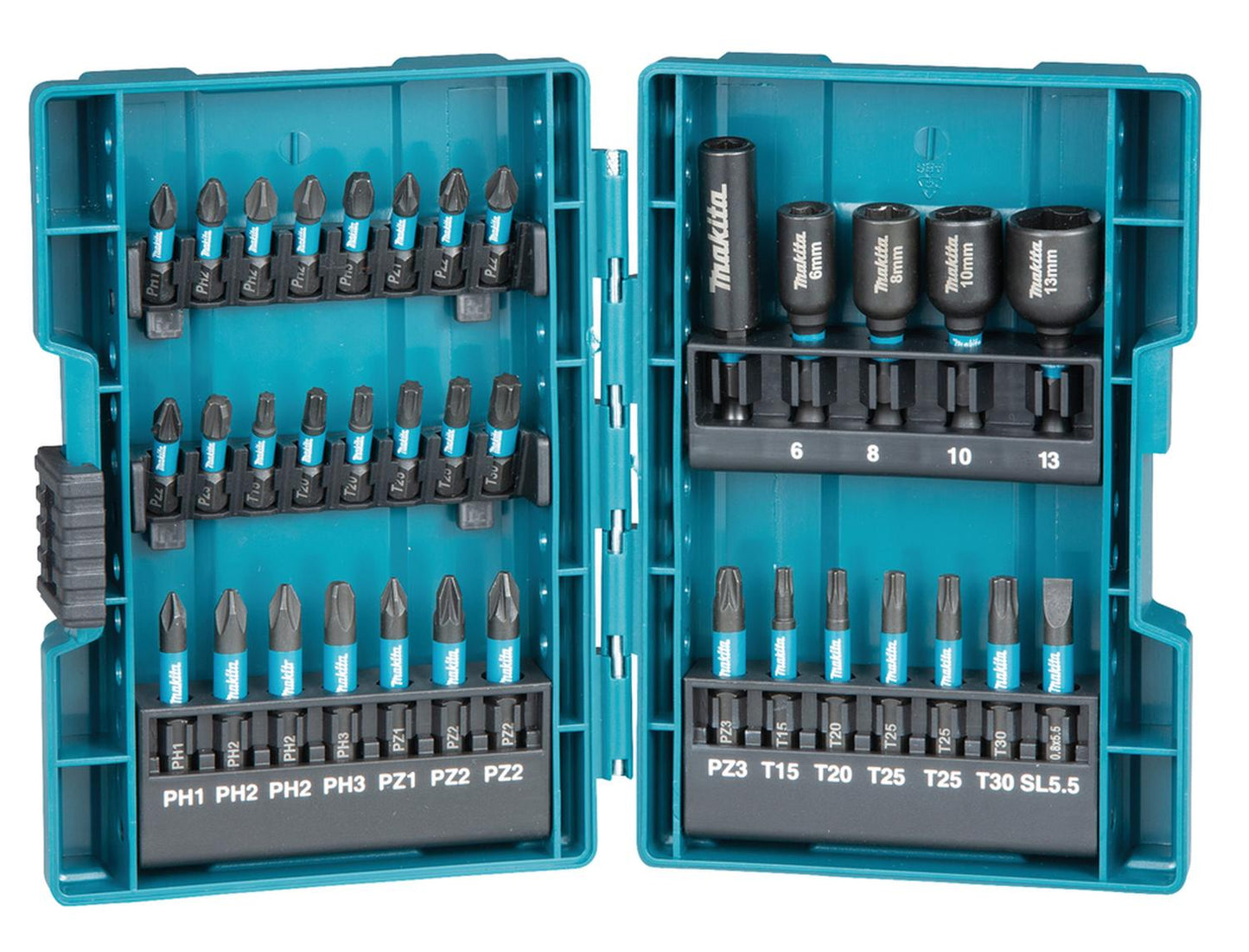 Set De Puntas y Vasos Impact Black 35 Pzas - Makita - Herram.cl