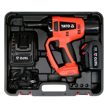 Remachadora inalámbrica 18 V 2,4 - 5mm 1 Bat. 3 Ah - Yato - Herram.cl