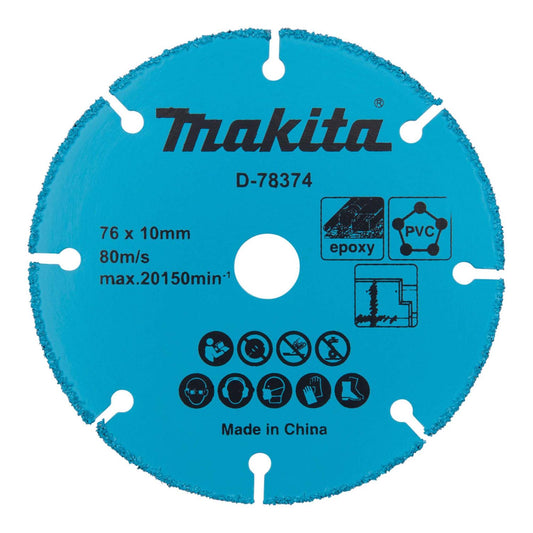 Disco de Corte Multimaterial (3'') 76x1,75x10mm - Makita - Herram.cl