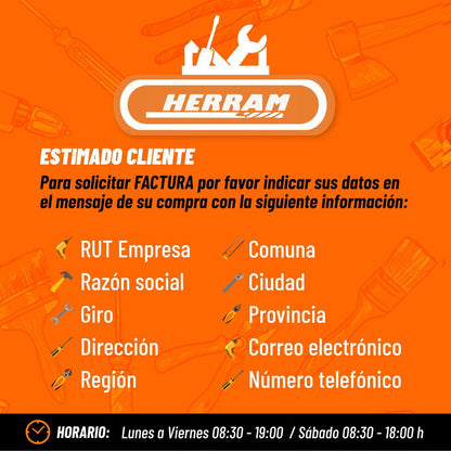 Flexible para gas HI - HI 3/8'' x 1/2'' 1M Bercatti - Herram.cl