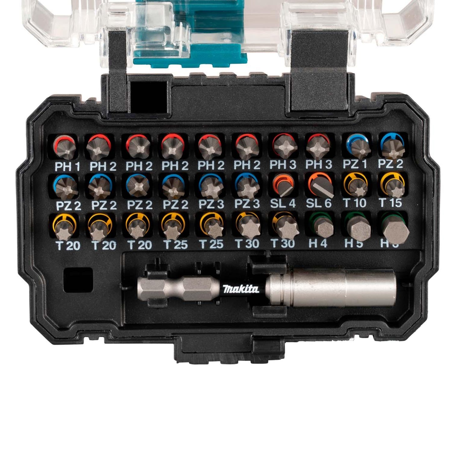 Set Puntas Torsión Impact Premier 25mm 31 Pzas - Makita - Herram.cl