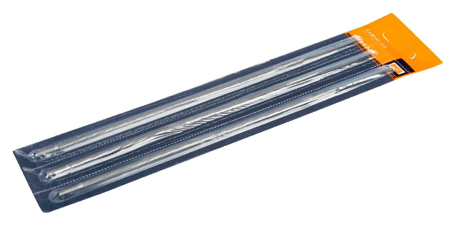 Set 3 Limas Motosierra 1/4'' (6,3mm) Bahco 168 - 8 - 6.3 - 3p - Herram.cl