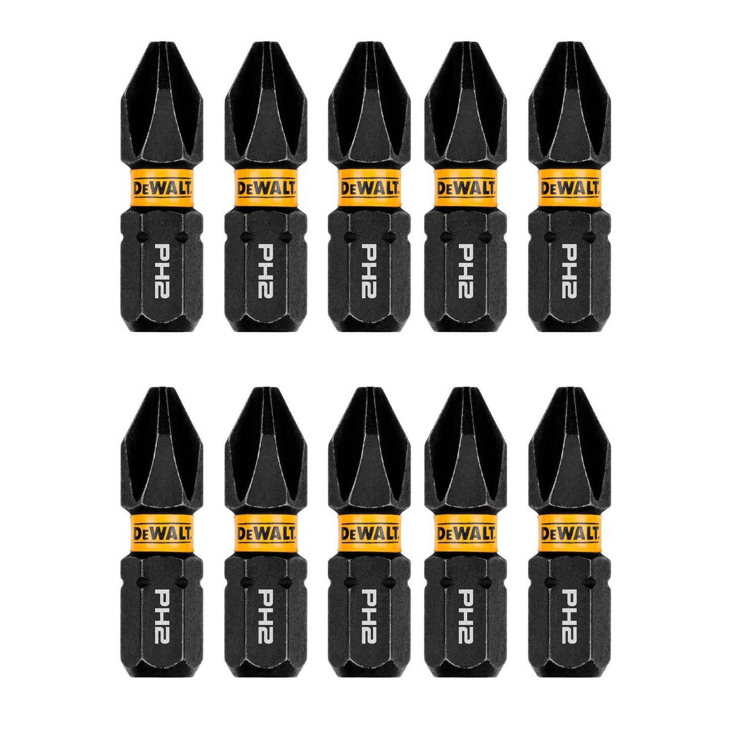 Puntas FLEXTORQ PH2 - 1'' (25.4mm) 10 Pzas - DeWALT - Herram.cl