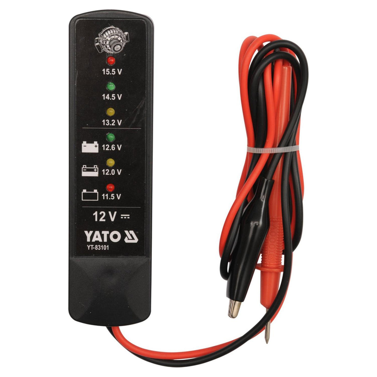 Comprobador de Batería 12V Yato YT-83101 Test LED Carga - Herram.cl