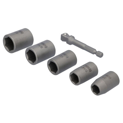 Juego Dados MAXFIT - ULTRA Cuadrante de 3/8'' 6 Pzas - DeWALT - Herram.cl