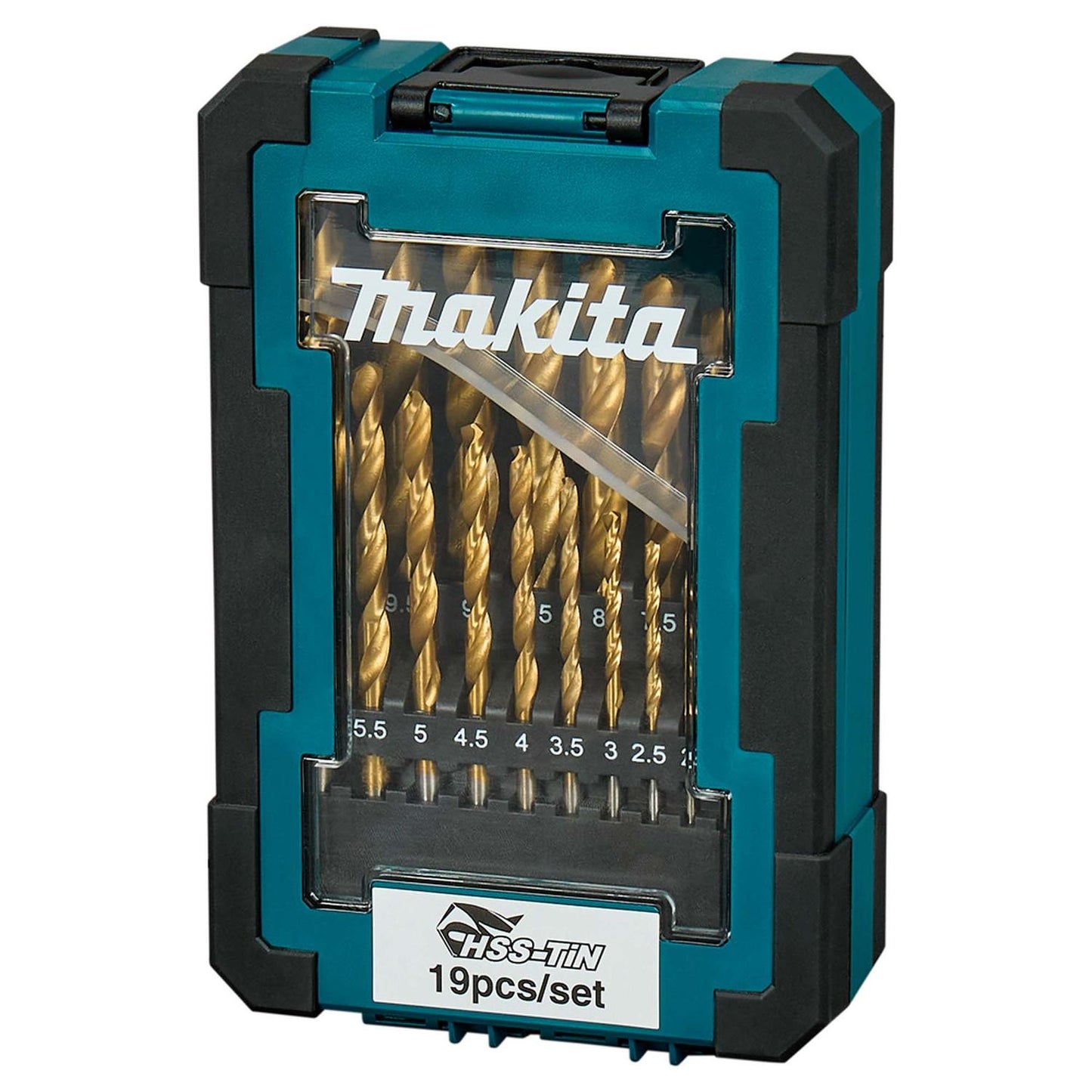 Set Brocas Para Metal HSS - Tin | 1 - 10mm | 19 Pzas - Makita - Herram.cl