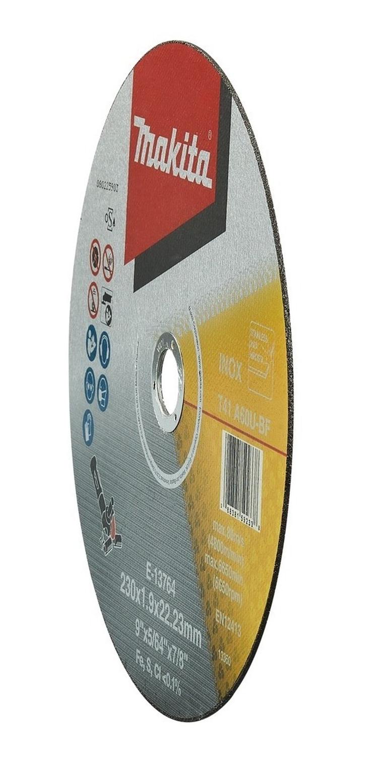 Disco Corte Inox Recto 9''X1,9mm A60U - Makita - Herram.cl