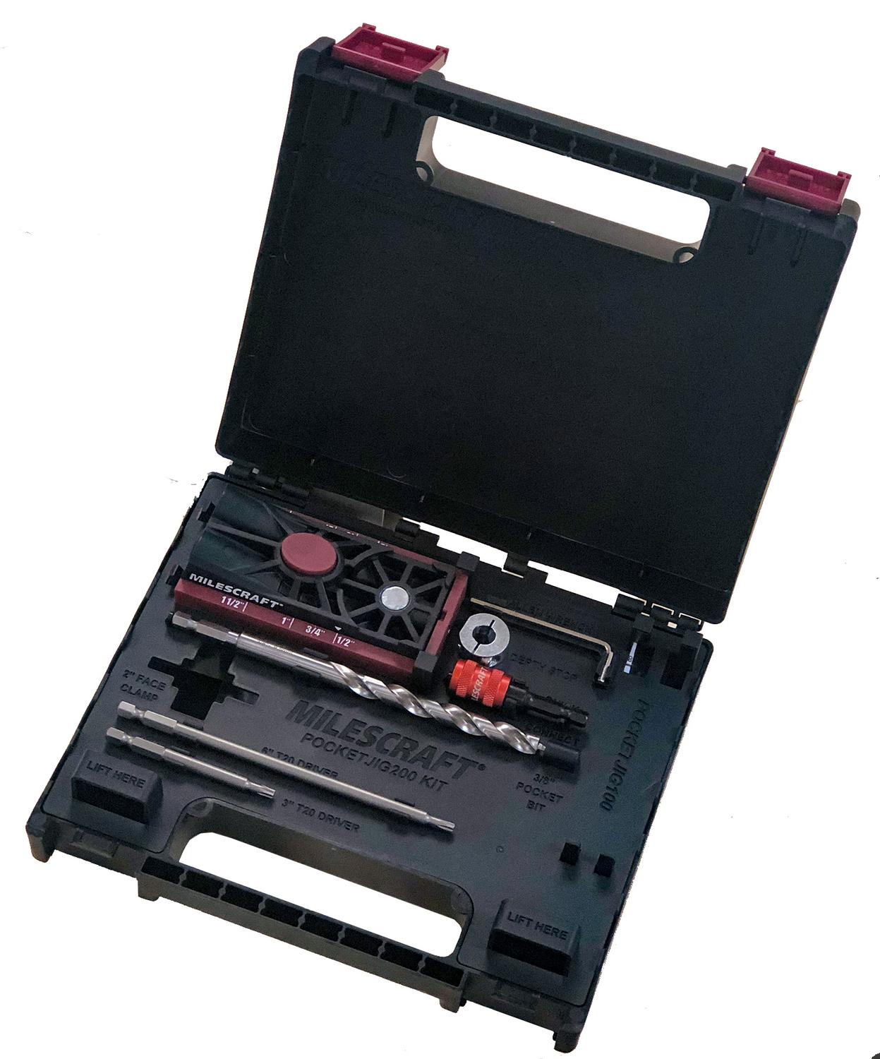 Kit Guía Perforación para Agujeros Ocultos - Milescraft - Herram.cl