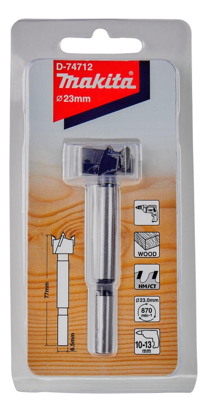 Broca Bisagra 23x77mm (Forstner ) - Makita - Herram.cl