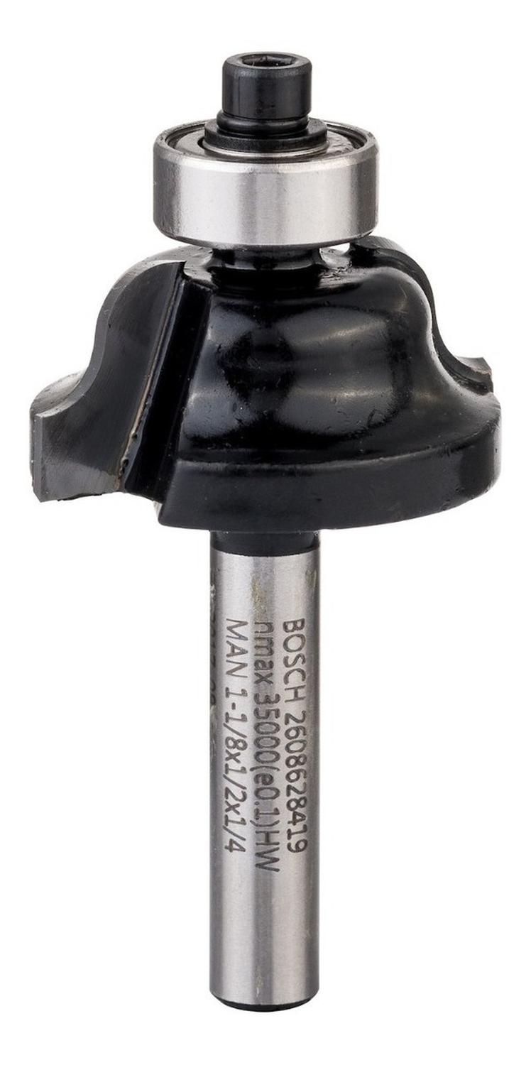 Fresa De Perfilar 1/4 , R 4mm, D 28,6mm, B 15,9mm, L 12,4mm - Herram.cl