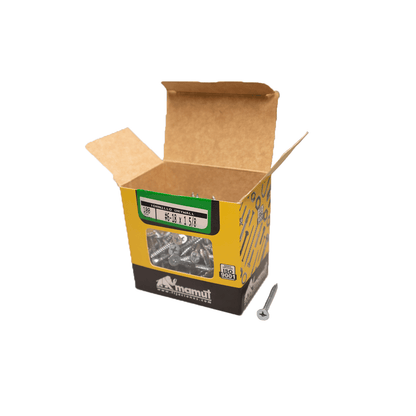Tornillo Dry Rosca Met Zn  6 - 18 X 1 5/8''(100 U) - Mamut - Herram.cl