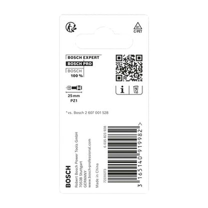 Puntas PRO Impact PZ1x25mm 2 Pzas - Bosch - Herram.cl