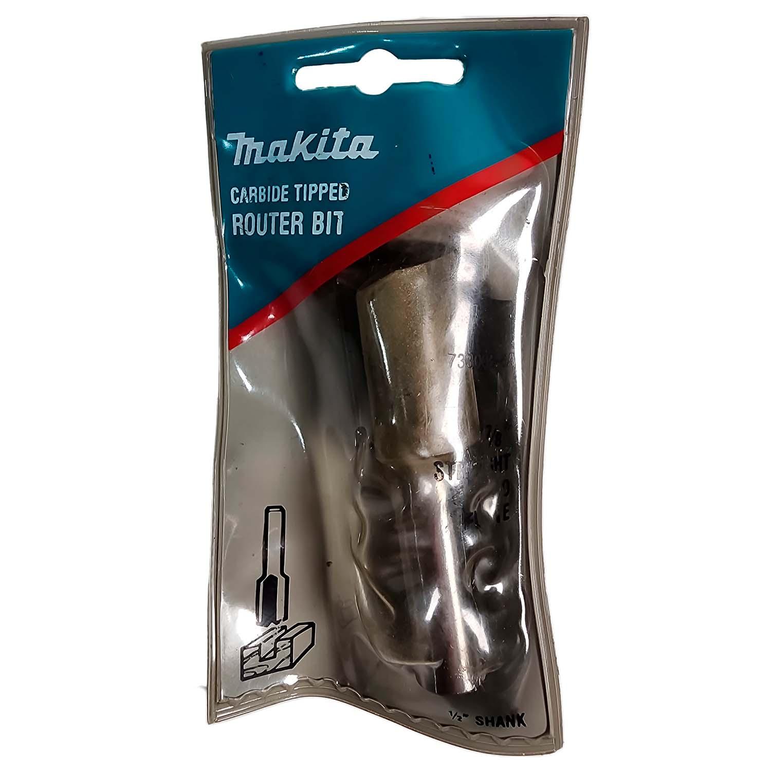 Fresa Recta 2 Filos 7/8''x1 1/4'' Toma 1/2'' - Makita - Herram.cl