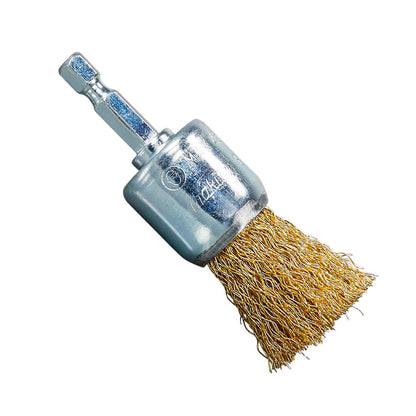 Grata Pincel Latón Ondulado 24mm(1'') Toma 1/4'' - Makita - Herram.cl