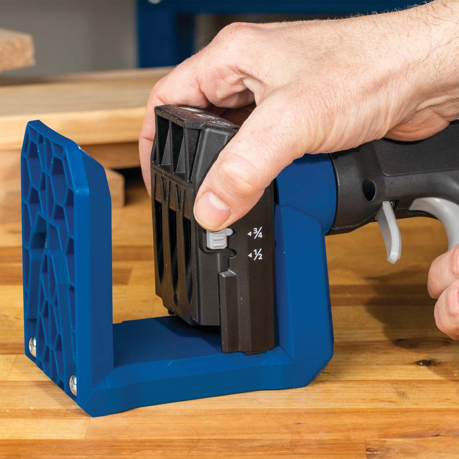 Guia para agujeros de bolsillo (Oculto) - Kreg 520Pro - Herram.cl