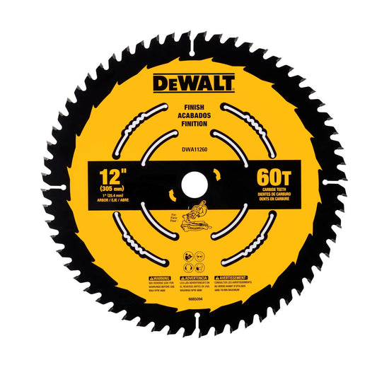 Disco De Sierra 12''Eje 1'' 60 D Corte Fino - DeWALT - Herram.cl