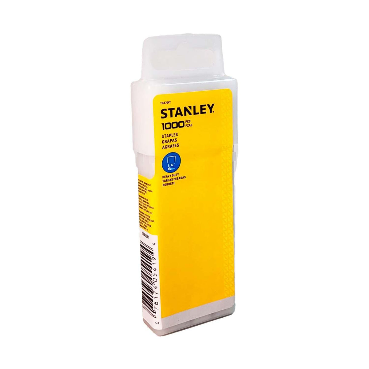 Grapas Para Trabajo Pesado 1/4'' (6mm) 1.000 Pzas - Stanley - Herram.cl