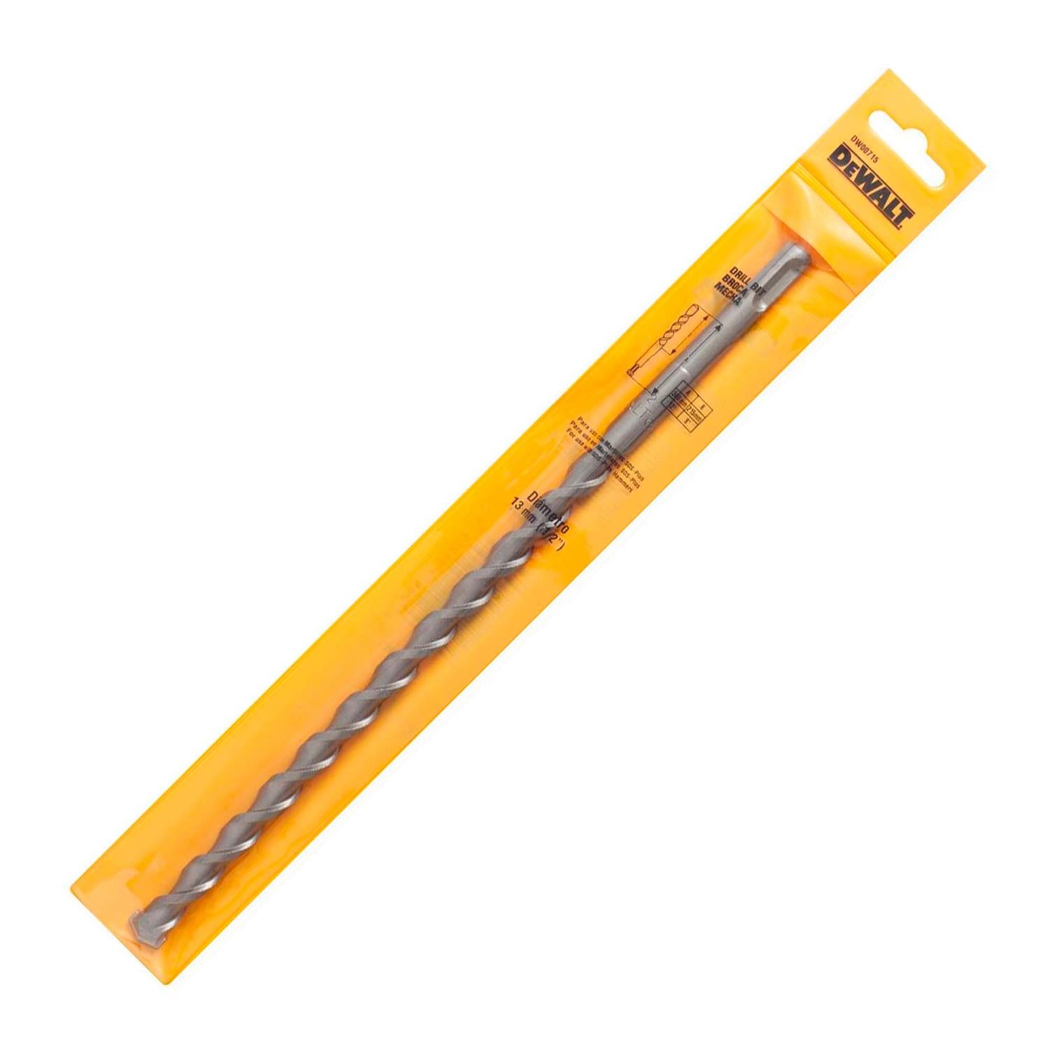 Broca SDS - Plus 13x215x300mm - DeWALT - Herram.cl