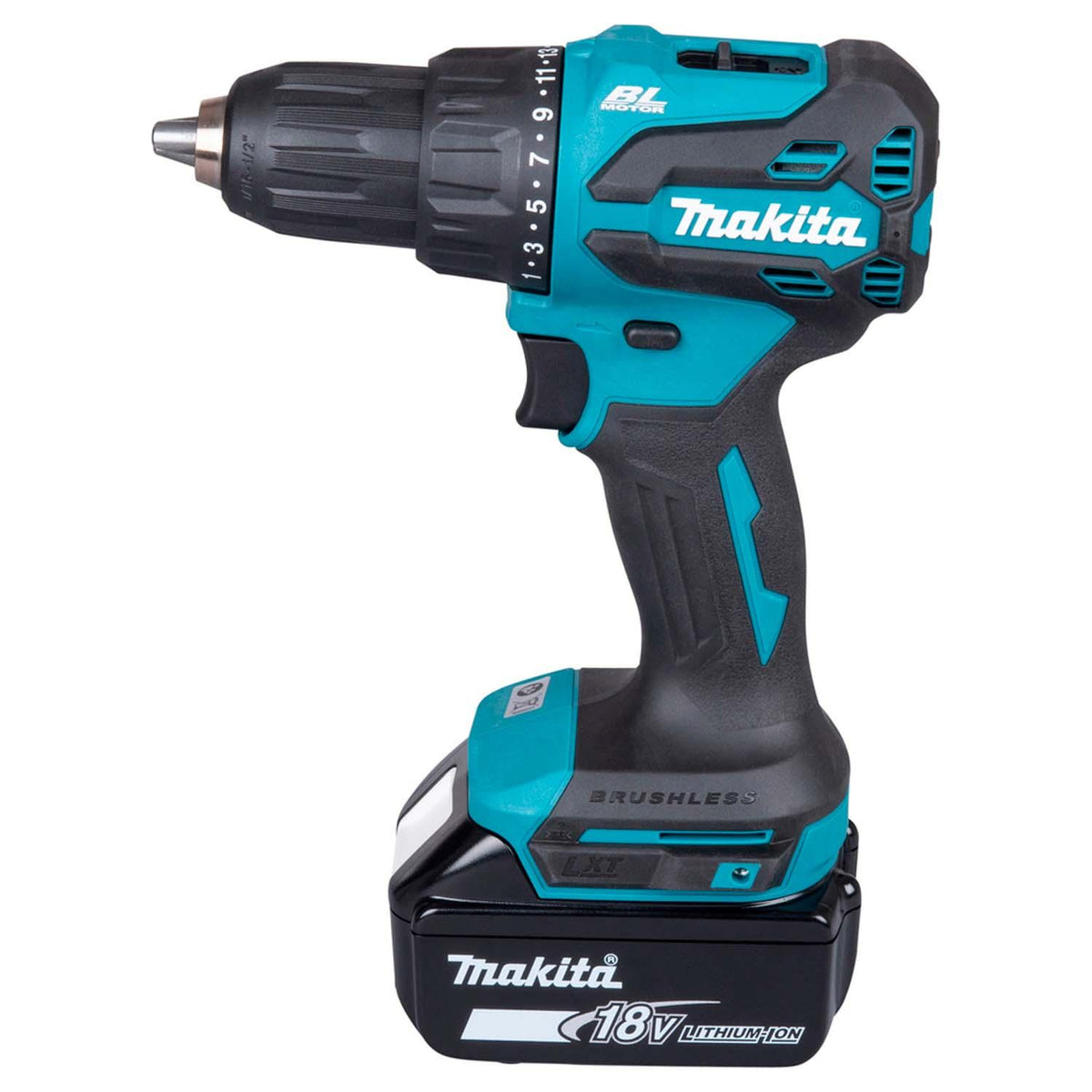 Taladro Percutor Inalámbrico 13mm 18V LXT 1 Bat 3Ah Makita - Herram.cl
