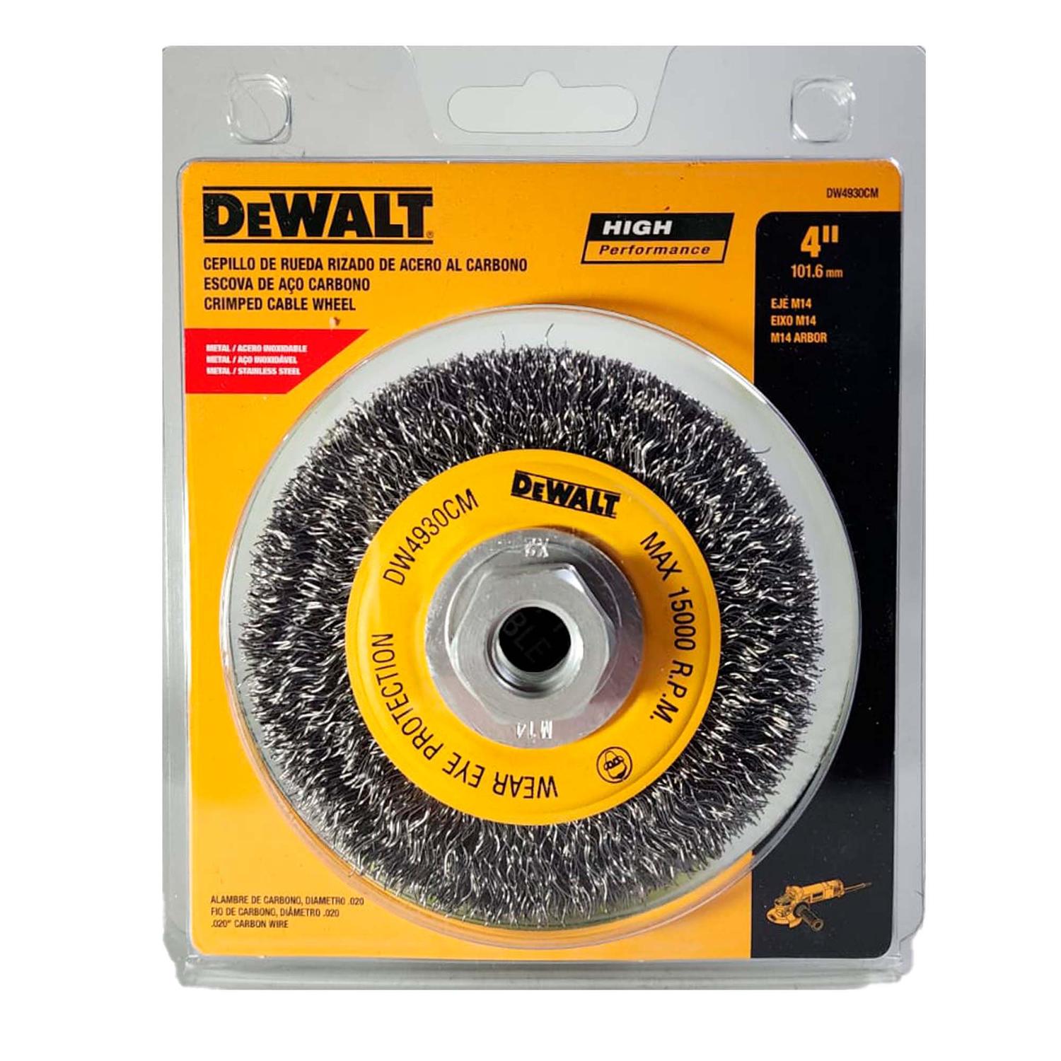 Grata Circular Ondulada 101x0,3mm (4'') / M14 - DeWALT - Herram.cl