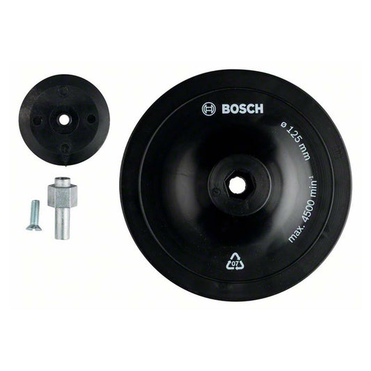 Plato Plástico 125mm Base Bonete Pulido Taladro - Bosch - Herram.cl