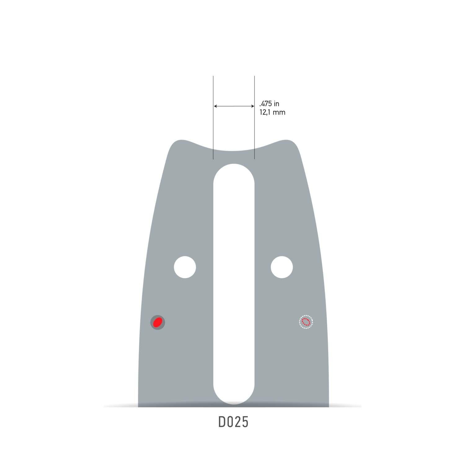 Espada VersaCut 18''/1,6mm/3/8''/66 Eslab - Oregon - Herram.cl