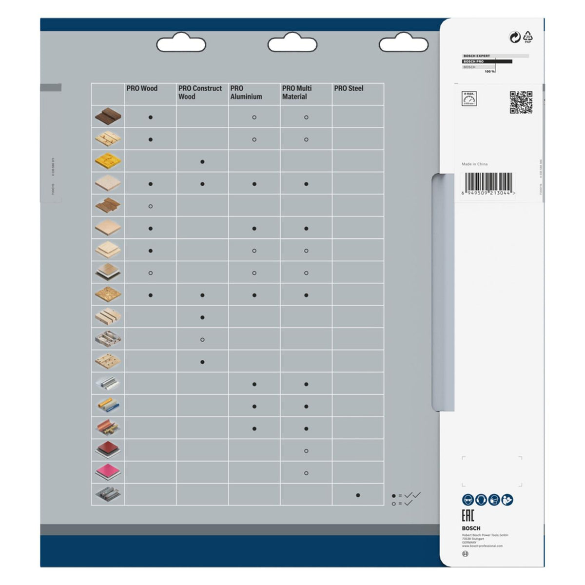 Disco De Sierra Circular PRO Wood 12''x2,5x30mm 60 D - Bosch - Herram.cl