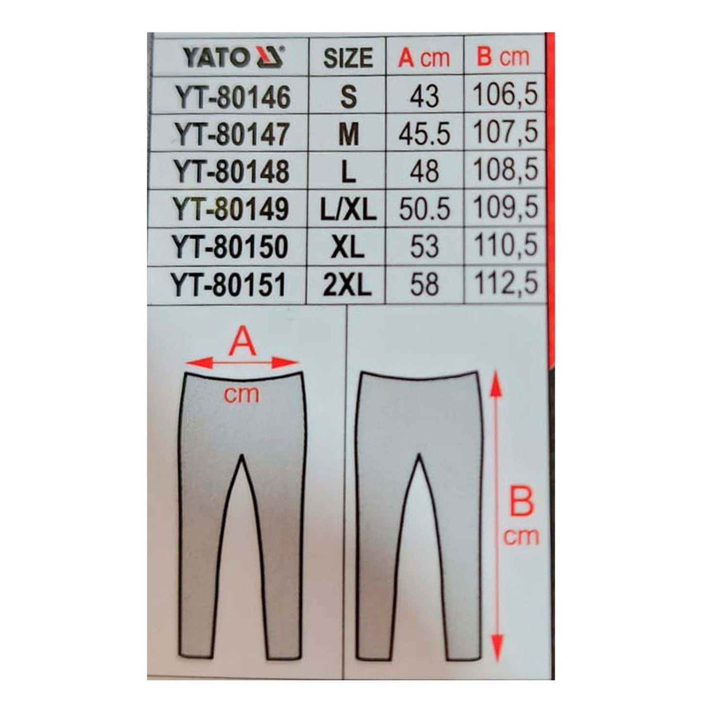 Pantalon De Trabajo 8 Bolsillos BASALT - Yato - Herram.cl