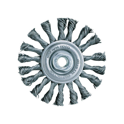 Grata Circular Acero Trenzado 4 - 1/2'' Toma M14 - DeWALT - Herram.cl