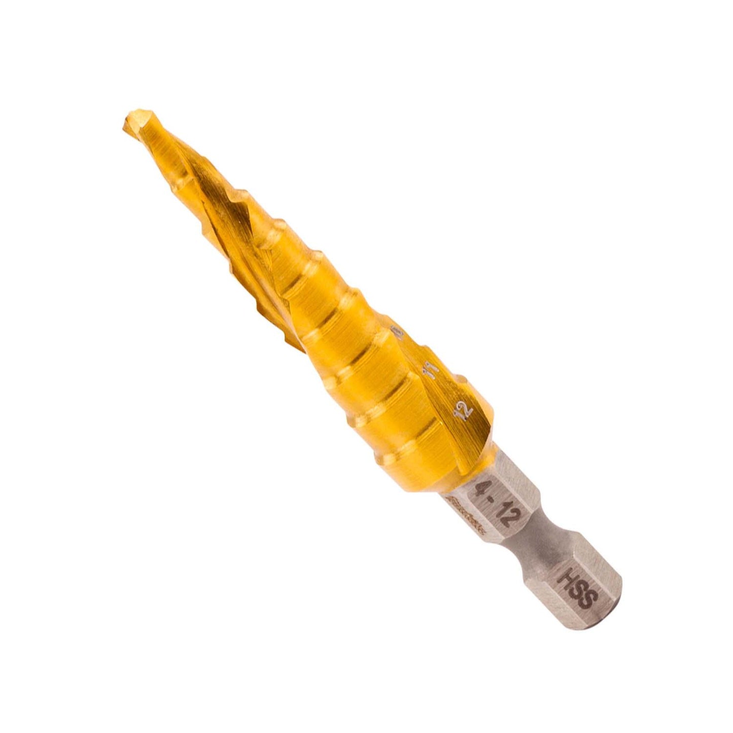 Broca Escalonada Espiral 4 - 12mm (Titanium) - Makita - Herram.cl