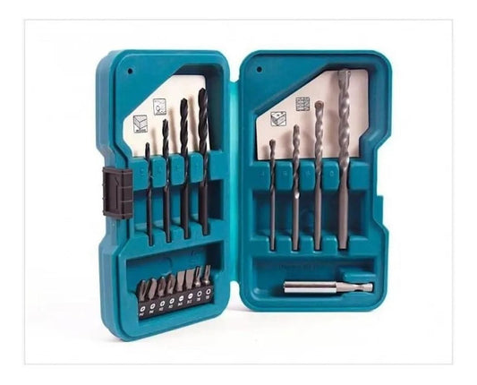 Set De Accesorios Multipropósito 17 Piezas Makita D - 40216 - Herram.cl