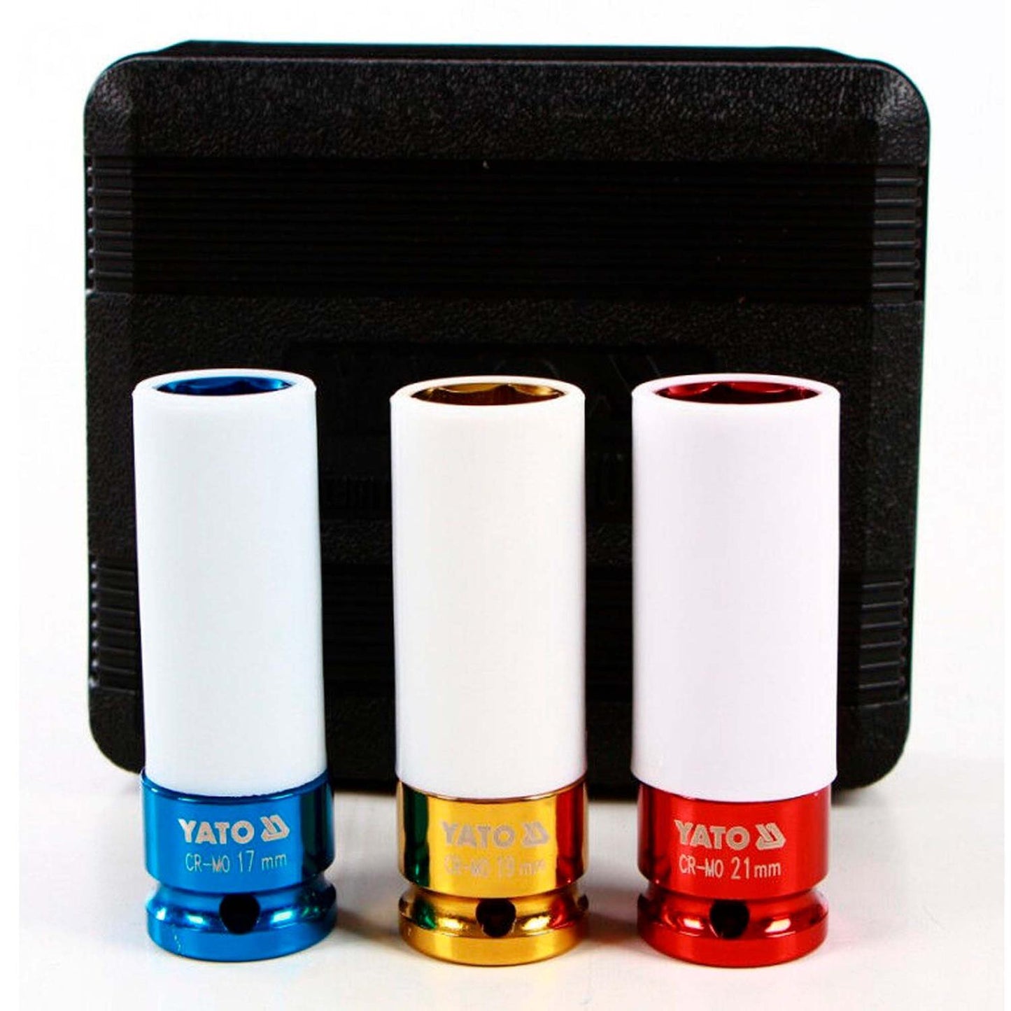 Juego De Dados De Impacto 1/2'' 17,19, 21mm / 3 Pzas - Yato - Herram.cl