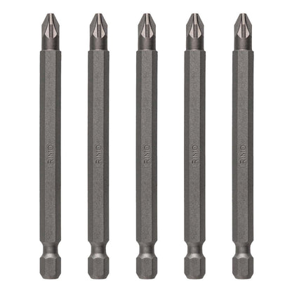 Puntas De Atornillar Pozidriv PZ1x89mm 5 Pzas - Irimo - Herram.cl