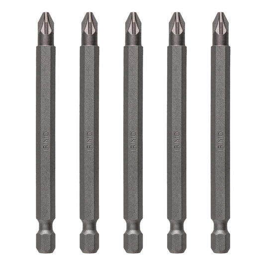 Puntas De Atornillar Pozidriv PZ1x89mm 5 Pzas - Irimo - Herram.cl