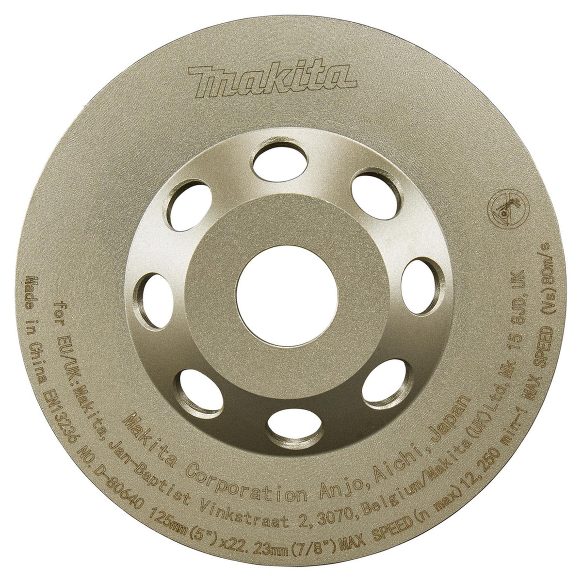 Copa Diamantada Turbo Makita D-80640 125mm Hormigón - Herram.cl