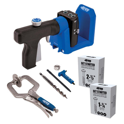 Guia para agujeros de bolsillo (Oculto) - Kreg 520Pro - Herram.cl