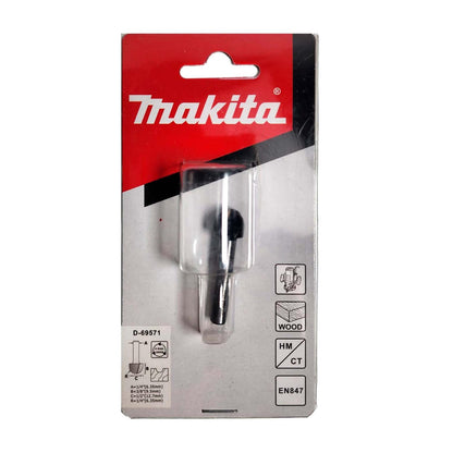 Fresa Media Caña R 1/4''x1/2''x3/8'' Toma 1/4'' - Makita - Herram.cl