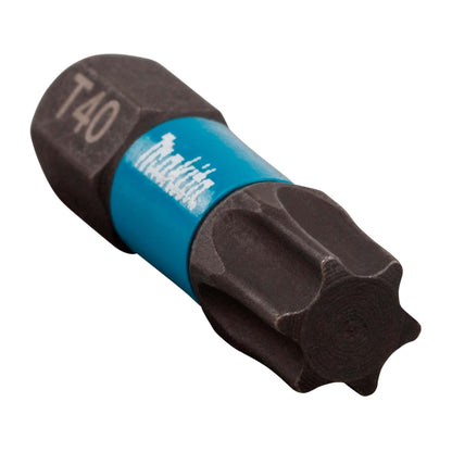 Puntas Impact Black T40 - 25mm 2 Pzas - Makita - Herram.cl