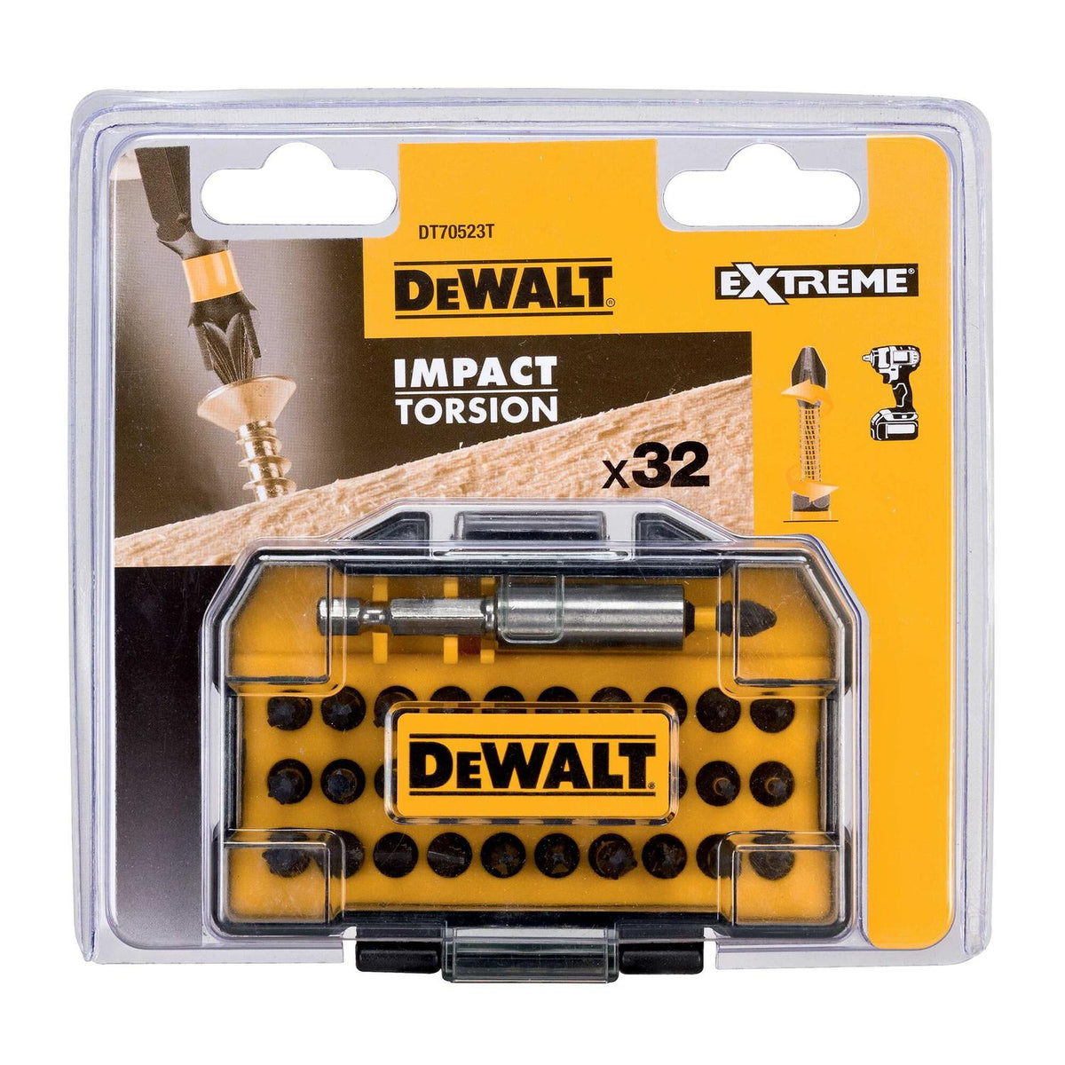 Set de Puntas Impact Ready FLEXTORQ 32 Pzas - DeWALT - Herram.cl