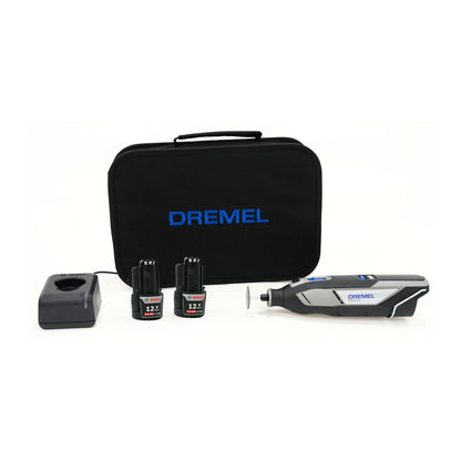 Minitorno inalámbrico DREMEL 8240 + 2 Baterías 12V 2 Ah - Herram.cl