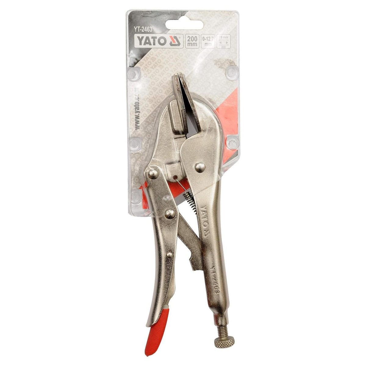 Caimán de Mordaza Plana Yato YT-2463 200mm 8'' para Soldar - Herram.cl