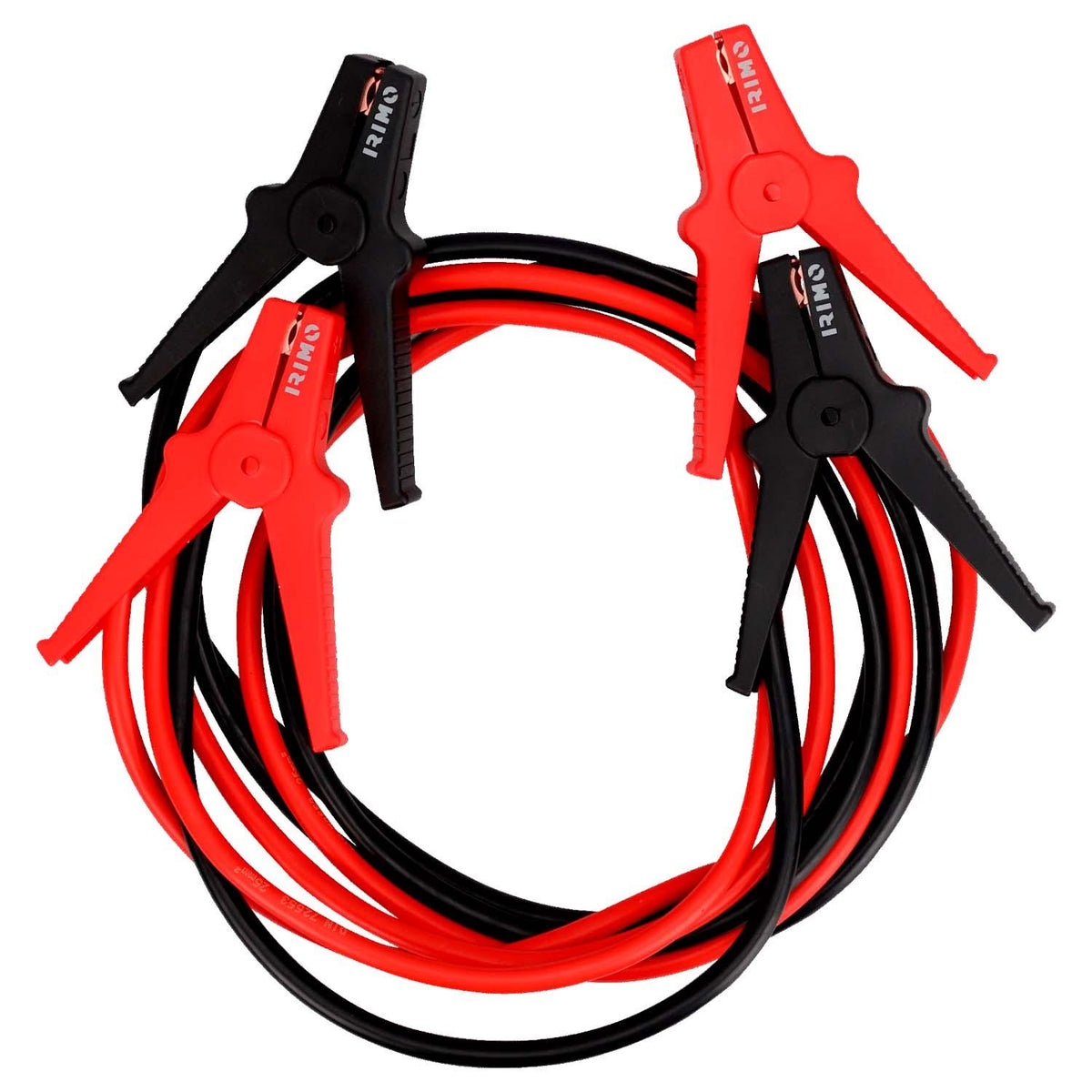 Cables de Arranque Batería Irimo 16mm² 3m Pinzas Aisladas - Herram.cl