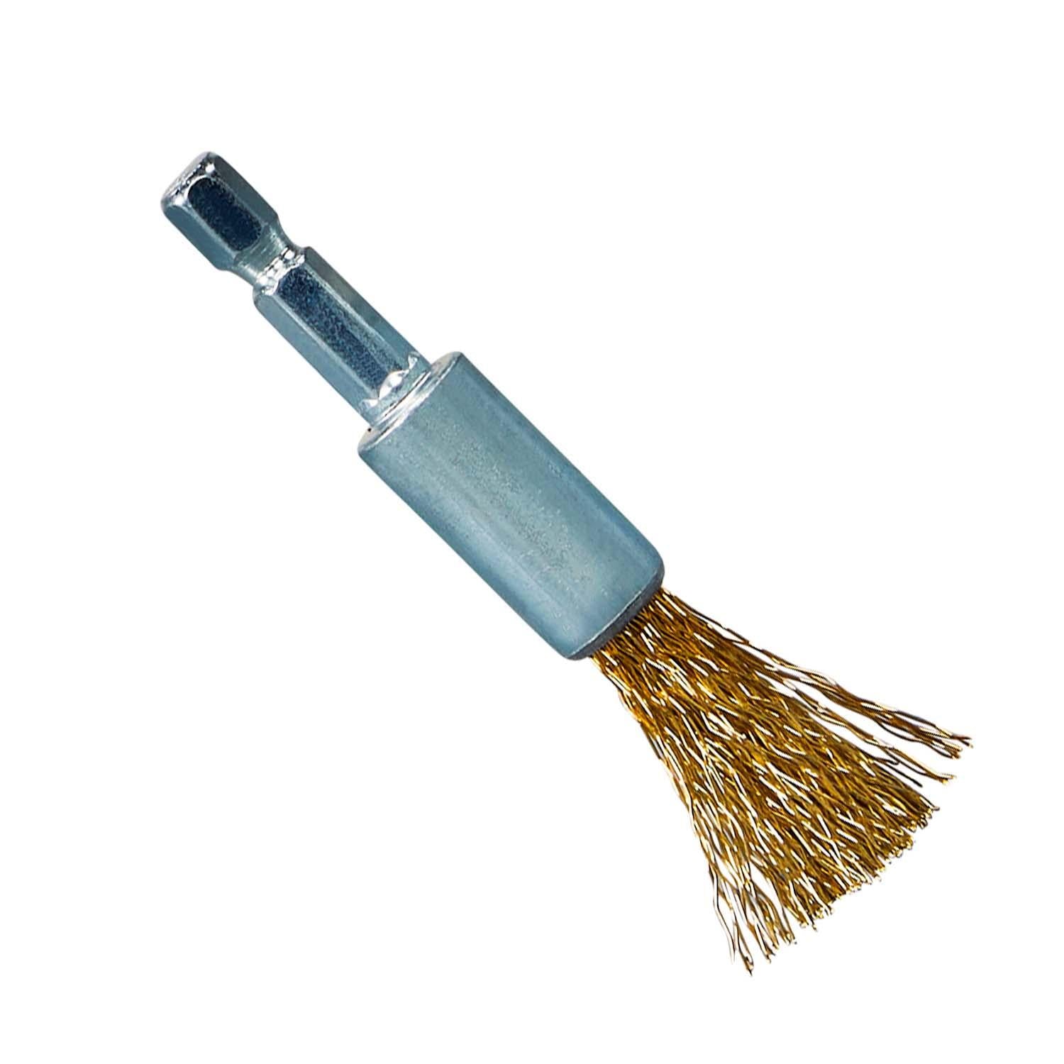 Grata Pincel Latón Ondulado 12mm (1/2'') Toma 1/4'' - Makita - Herram.cl