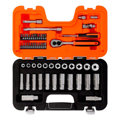 Juego de Dados Largos y Cortos 3/8'' + Puntas 53 Pzas - Bahco - Herram.cl