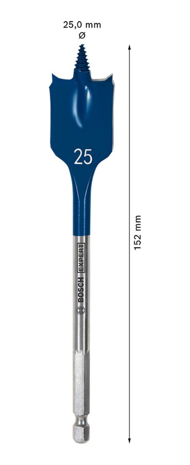 Broca Paleta Expert Self Cut Speed 25 X 152mm – Bosch - Herram.cl